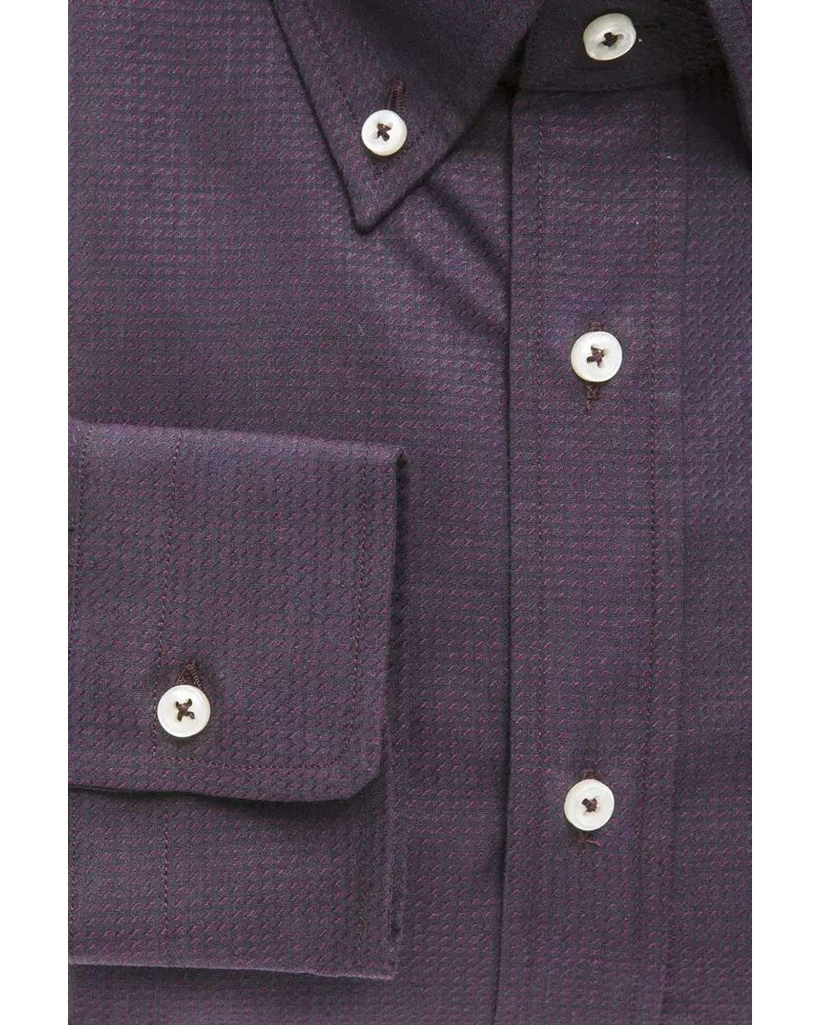 Robert Friedman Men's Black Cotton Shirt - L