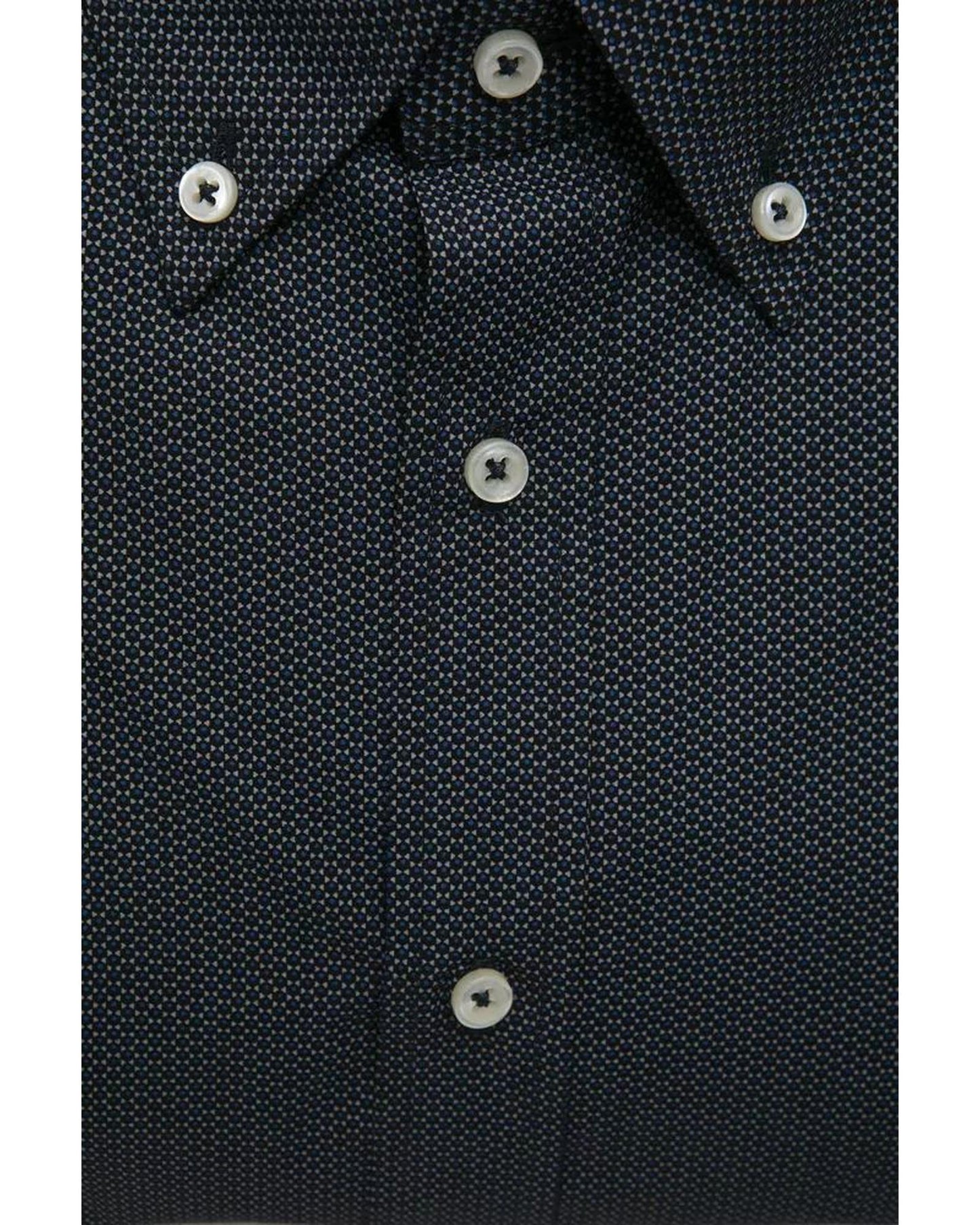 Robert Friedman Men's Black Cotton Shirt - L