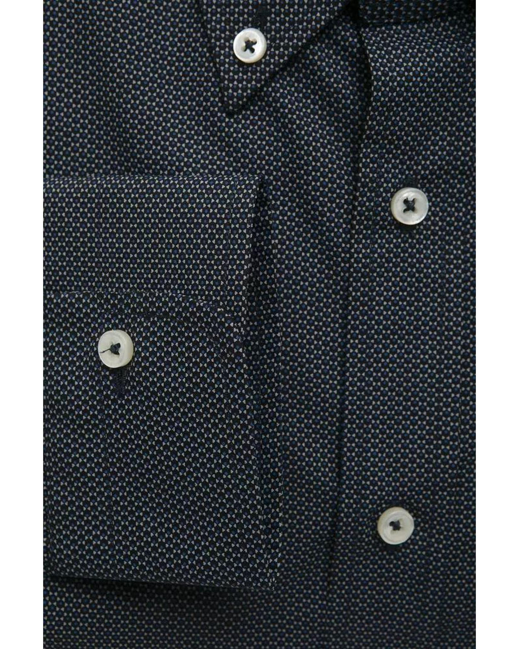 Robert Friedman Men's Black Cotton Shirt - L