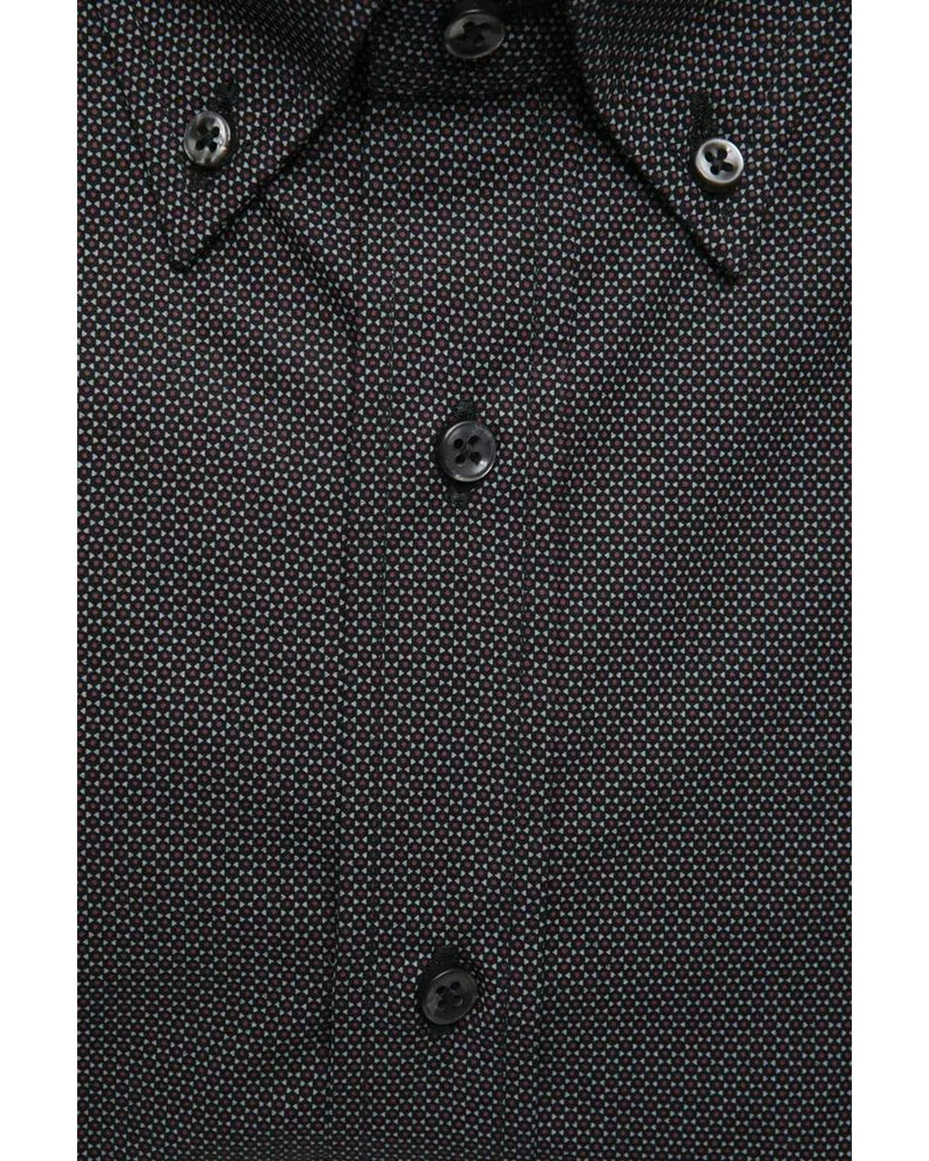 Robert Friedman Men's Black Cotton Shirt - L