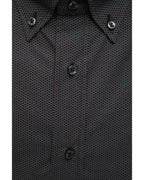 Robert Friedman Men's Black Cotton Shirt - L