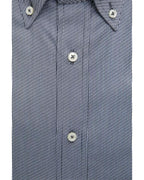Robert Friedman Men's Blue Cotton Shirt - L