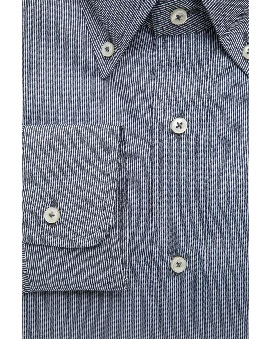 Robert Friedman Men's Blue Cotton Shirt - L
