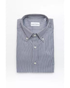 Robert Friedman Men's Blue Cotton Shirt - M