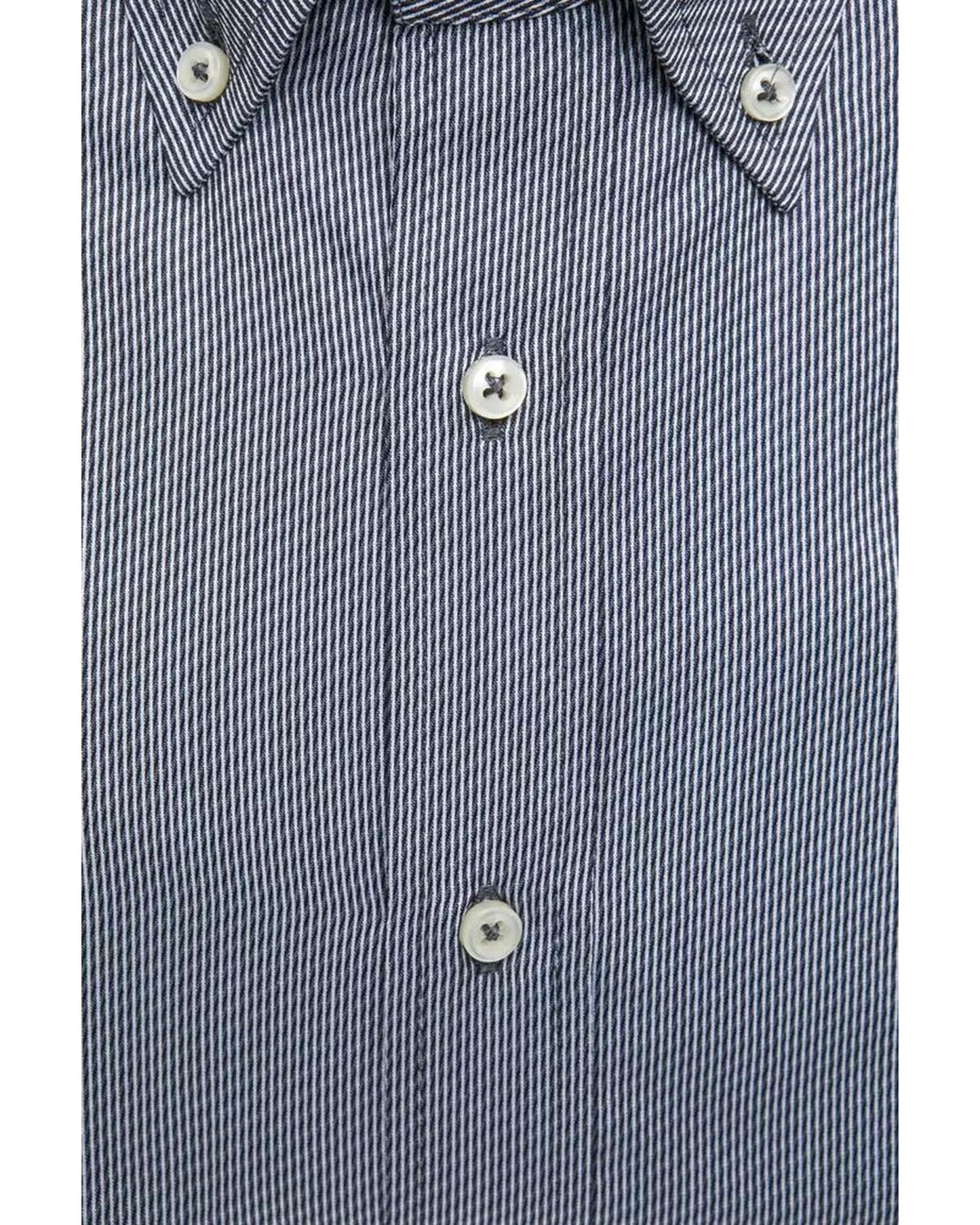 Robert Friedman Men's Blue Cotton Shirt - M