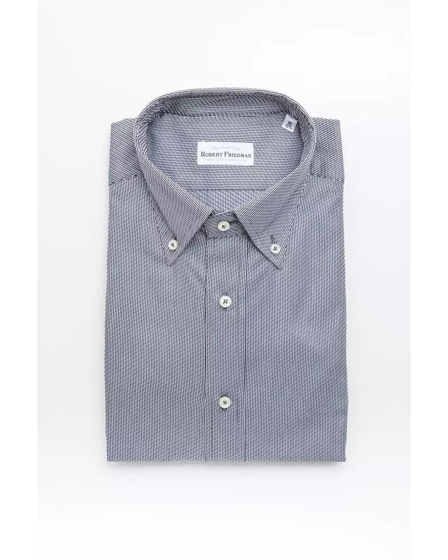 Robert Friedman Men's Blue Cotton Shirt - XL
