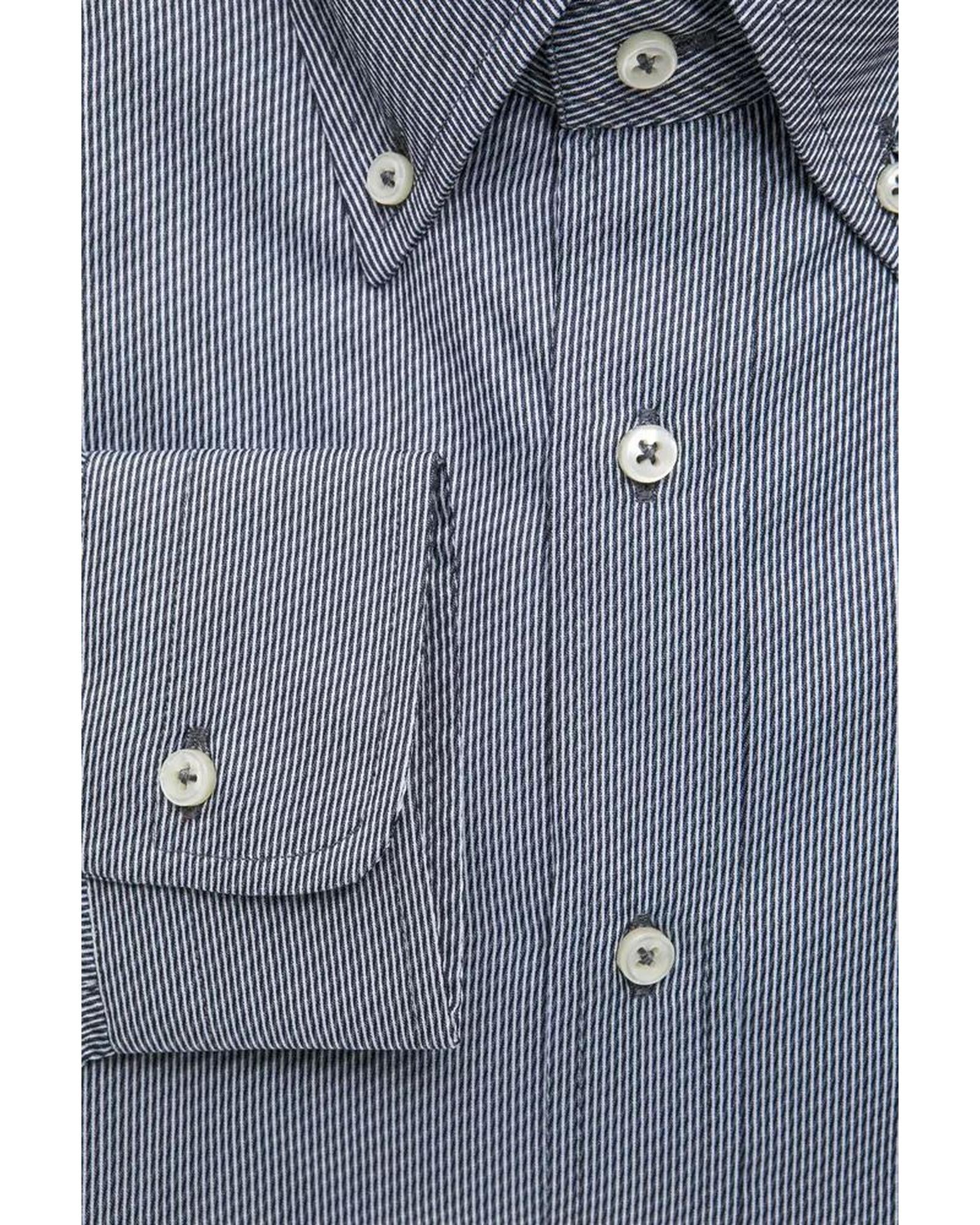 Robert Friedman Men's Blue Cotton Shirt - XL