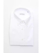 Robert Friedman Men's White Cotton Shirt - M