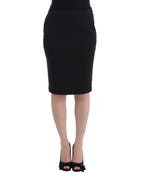 Authentic GF Ferre Pencil Skirt with Logo Details 40 IT Women
