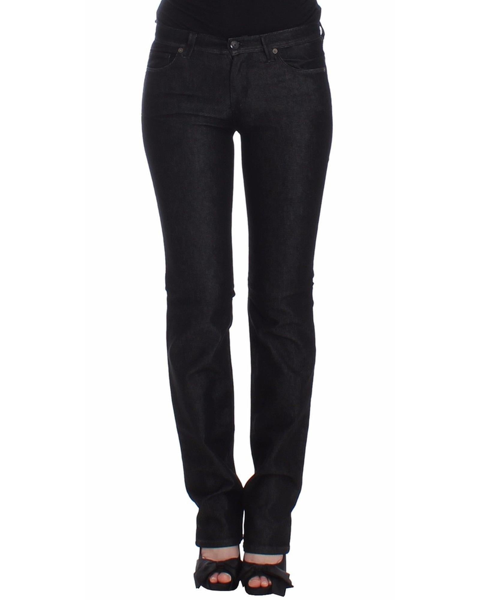 Authentic Ermanno Scervino Black Skinny Jeans W26 US Women Main image