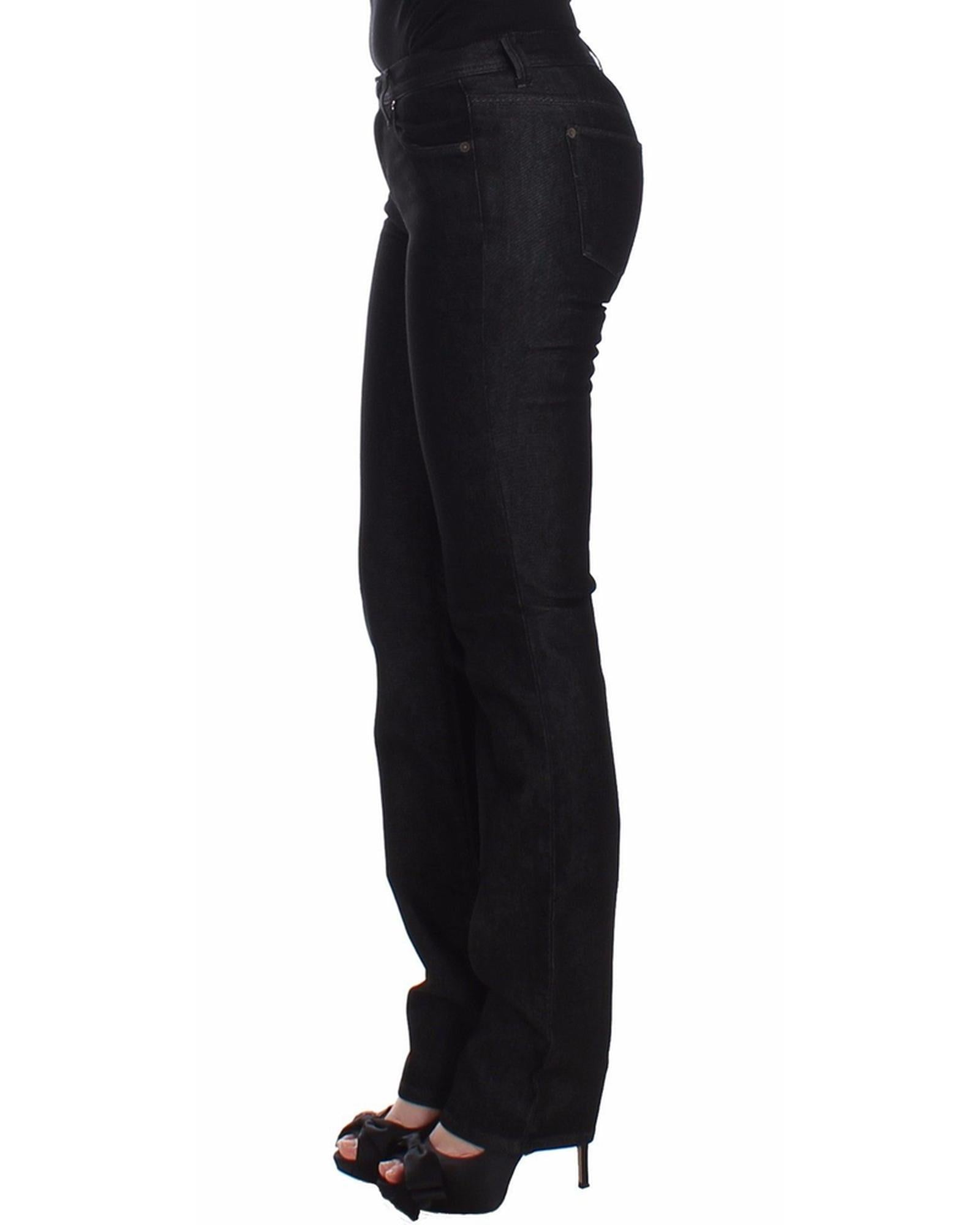Authentic Ermanno Scervino Black Skinny Jeans W26 US Women Secondary image