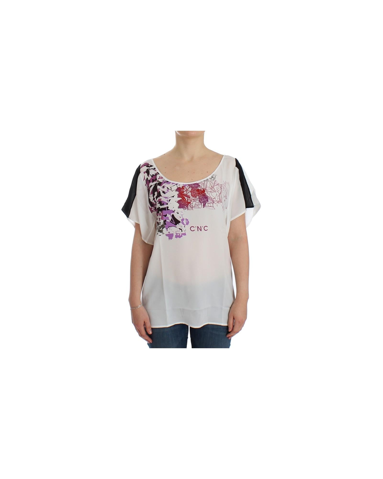 CNC Costume National V-Neck T-Shirt Blouse S Women Main image