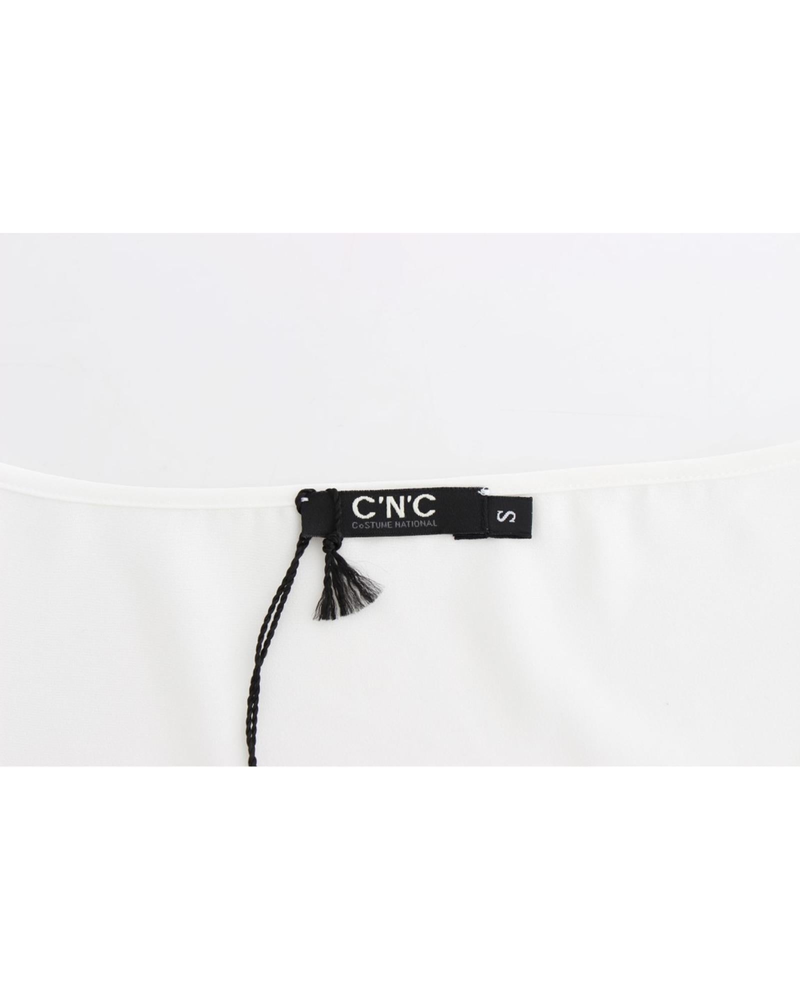 CNC Costume National V-Neck T-Shirt Blouse S Women Secondary image