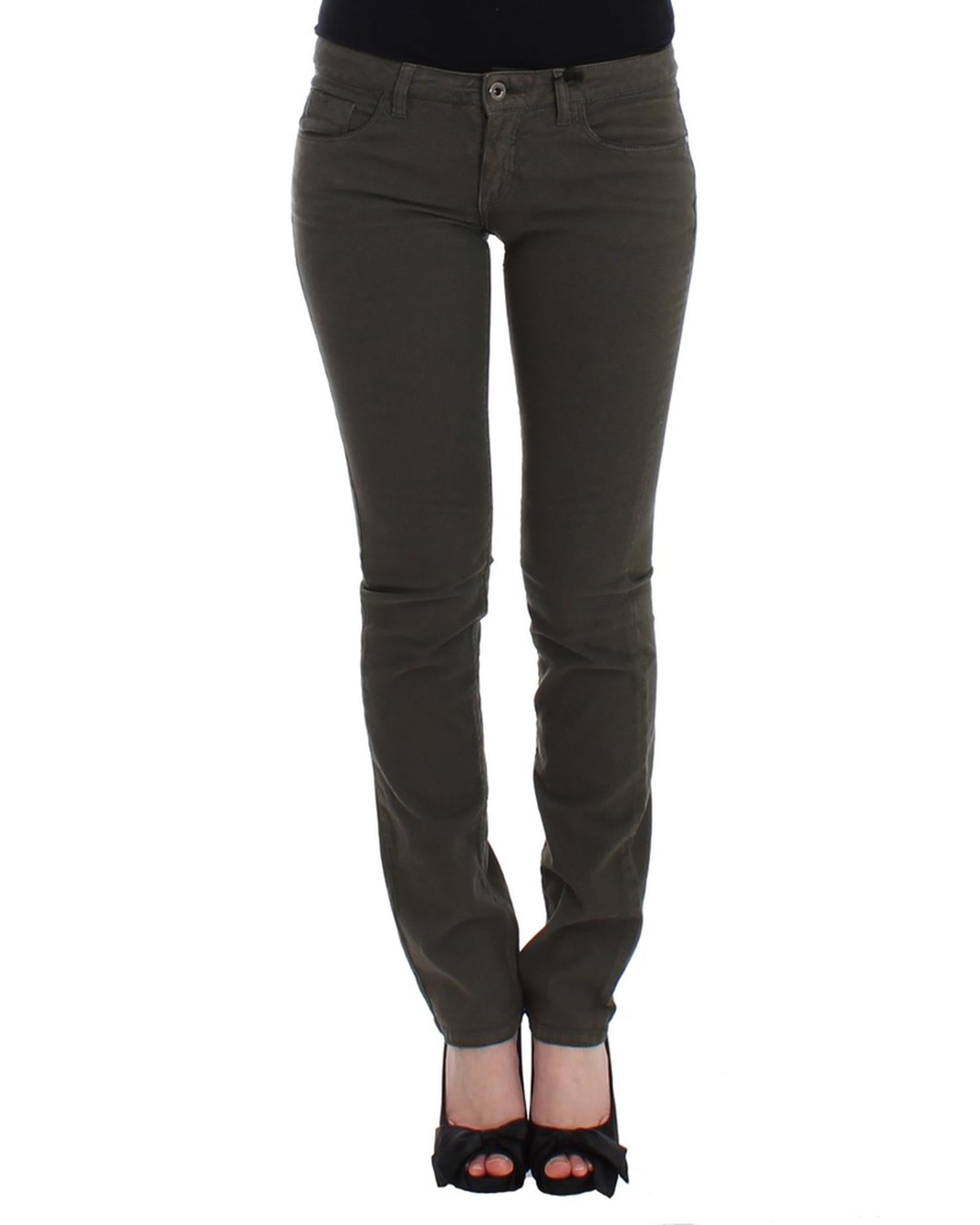 CNC Costume National Green Slim Leg Jeans W26 US Women Main image