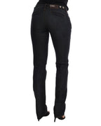 Costume National Women's Dark Blue Cotton Slim Fit Jeans - W26 US