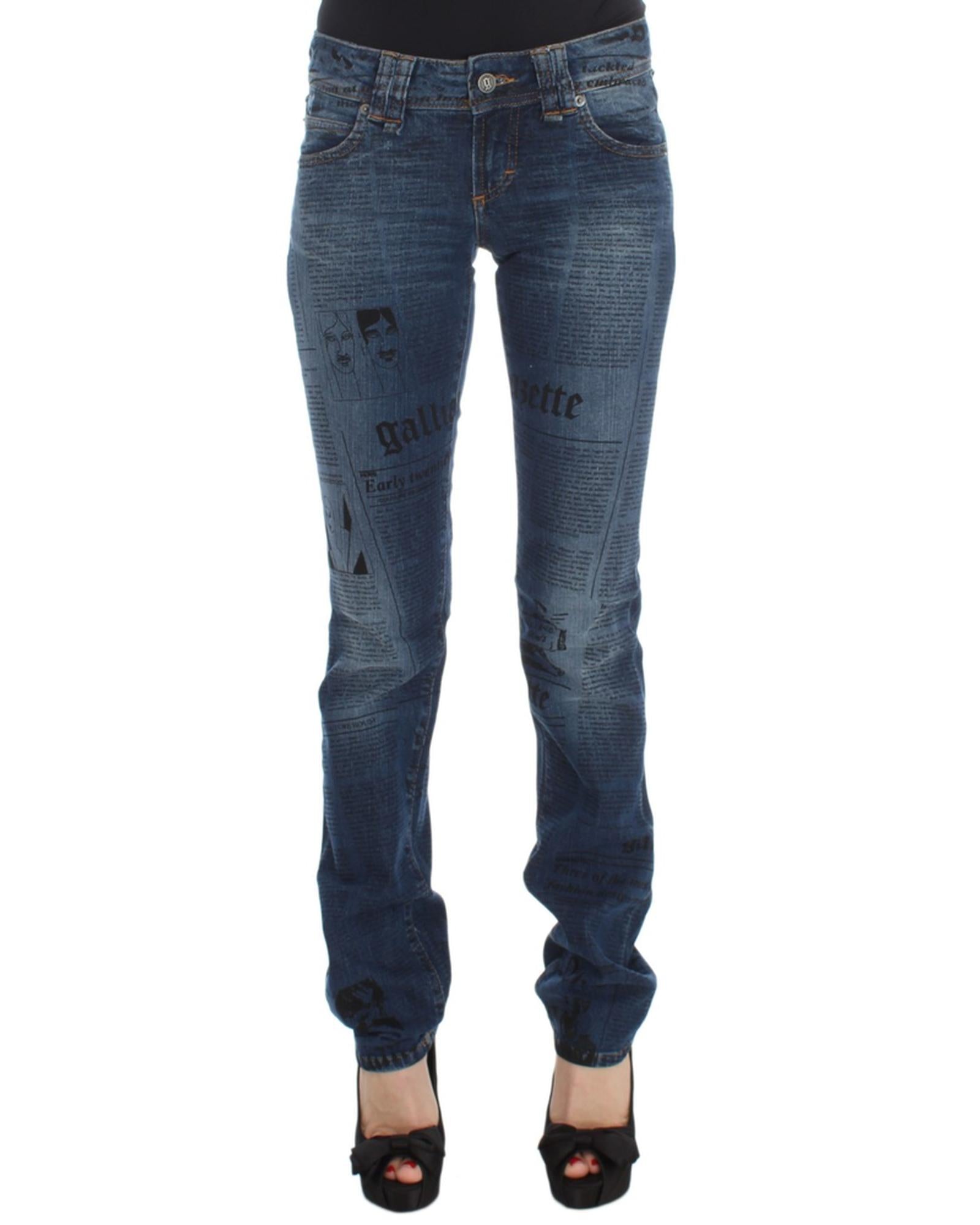 Brand New JOHN GALLIANO Slim Fit Bootcut Jeans W26 US Women Main image