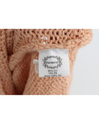 Pink Memories Sleeveless Knitted Cotton Blend Vest Sweater One Size Women