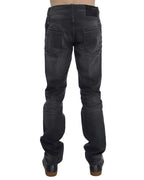 ACHT Mens Jeans - Straight Regular Fit with Logo Details W34 US Men