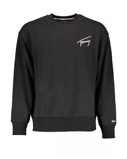 Tommy Hilfiger Men's Black Cotton Sweater - XL