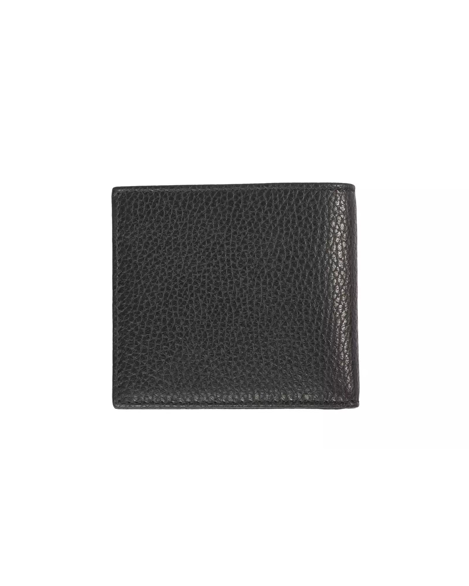 Embossed Leather Mens Wallet with Book Opening One Size Men Secondary image