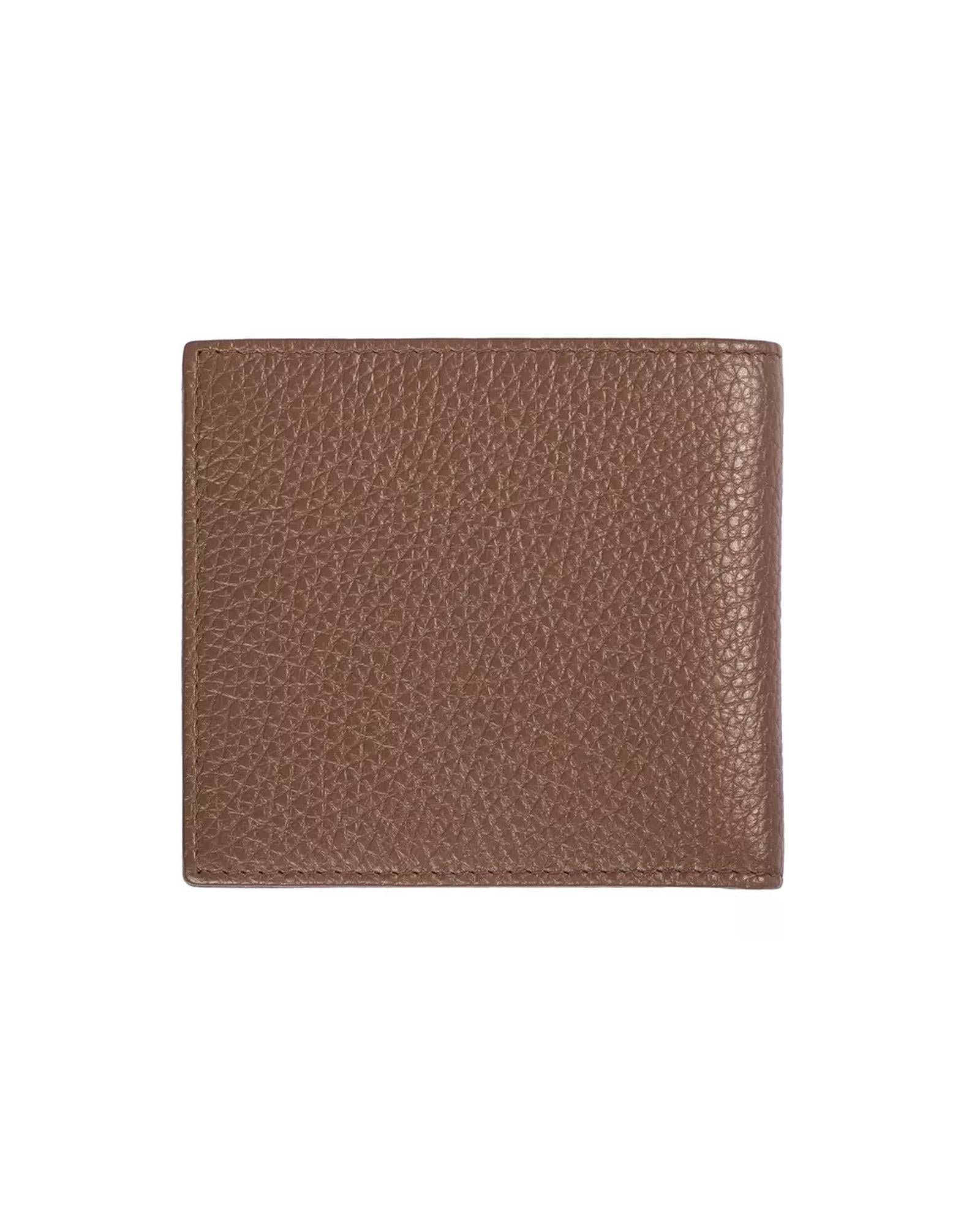 Embossed Leather Mens Wallet with Book Opening One Size Men Secondary image