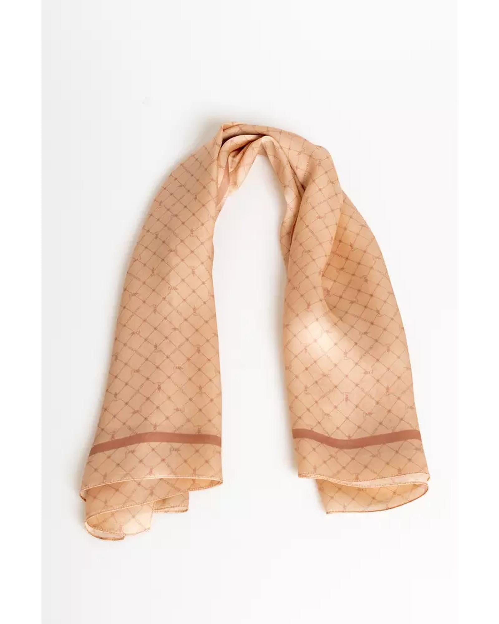 70s-inspired Silk Foulard with All-over Print One Size Women Secondary image