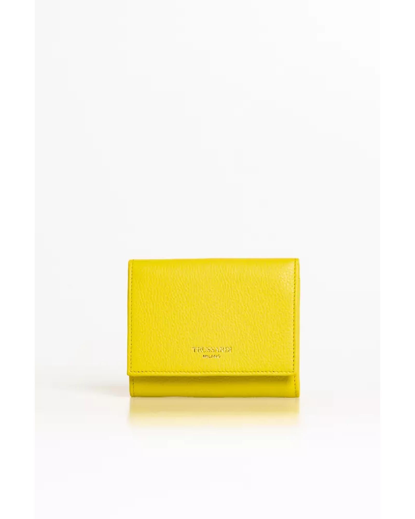 Embossed Logo Mini Wallet with Card Holder and Zip Compartment One Size Women Main image