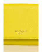 Embossed Logo Mini Wallet with Card Holder and Zip Compartment One Size Women
