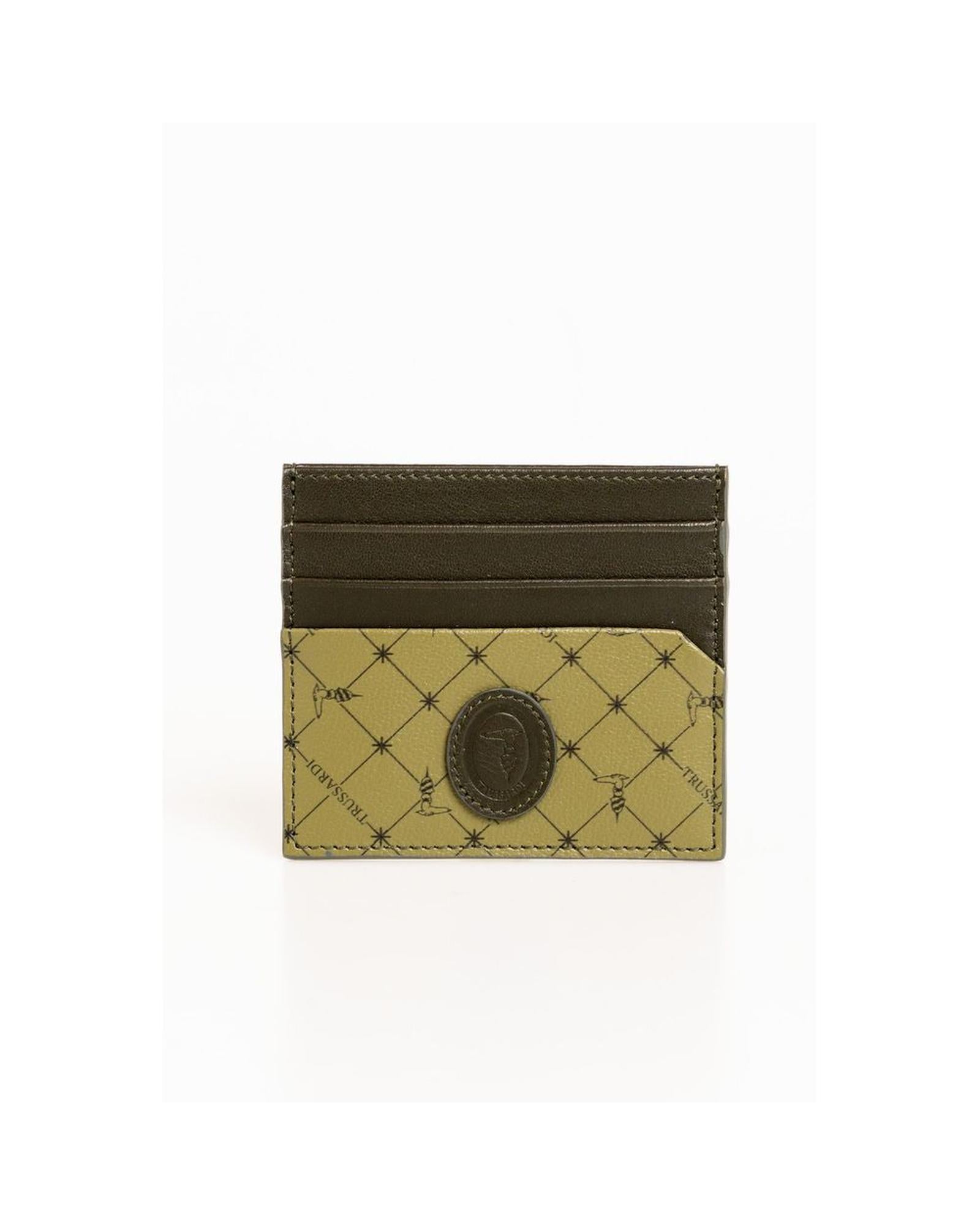 Trussardi Men's Green Leather Wallet - One Size Main image