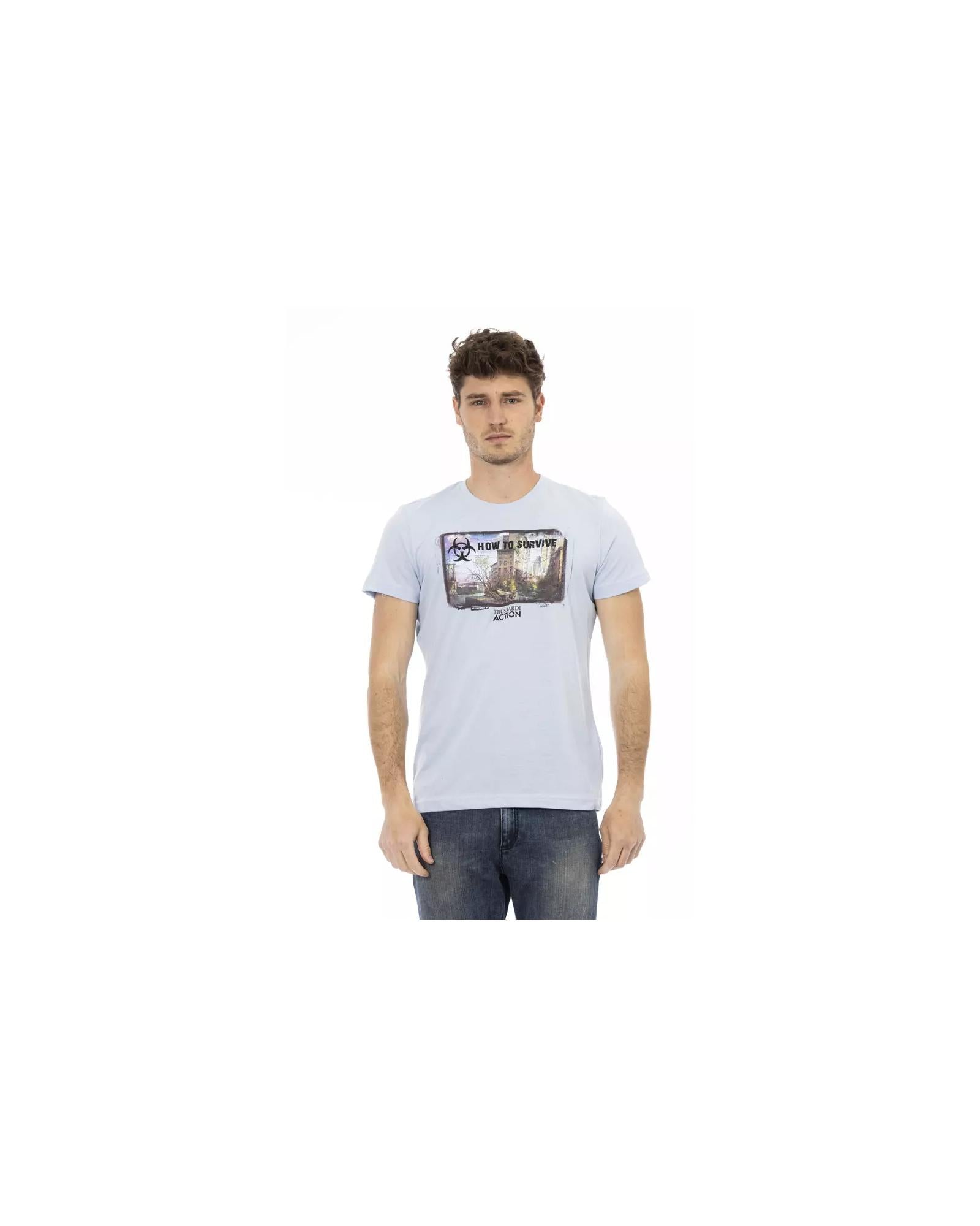 Short Sleeve T-shirt with Front Print 2XL Men Main image