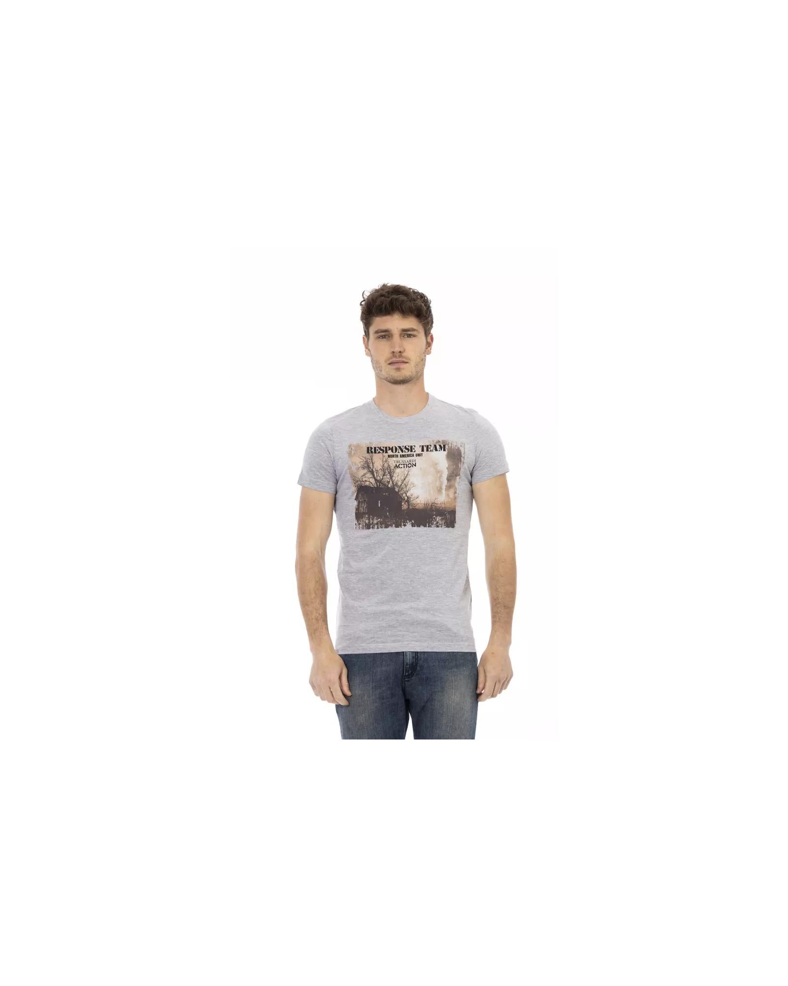 Short Sleeve T-shirt with Front Print L Men Main image