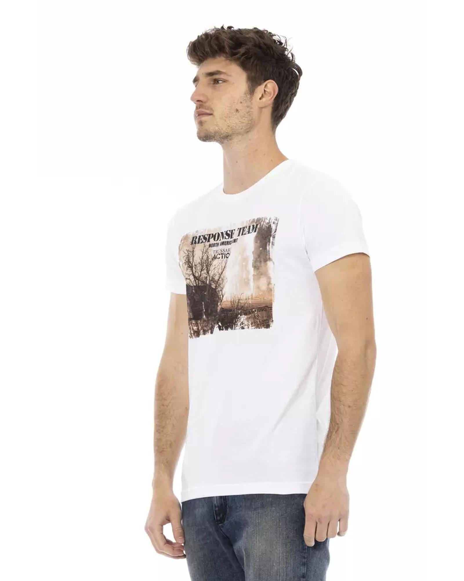 Graphic Print Short Sleeve T-Shirt L Men Secondary image