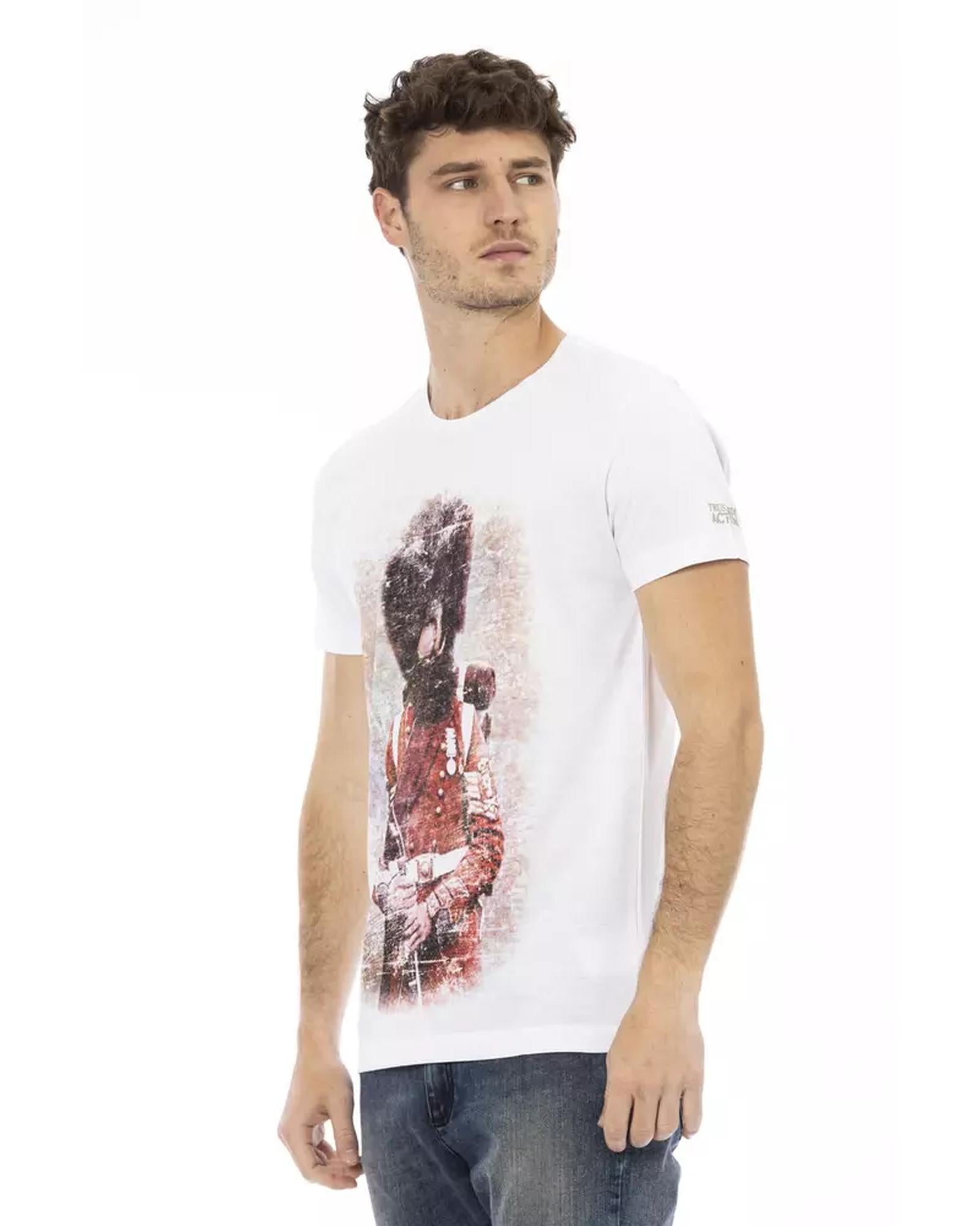 Short Sleeve T-shirt with Front Print L Men Secondary image