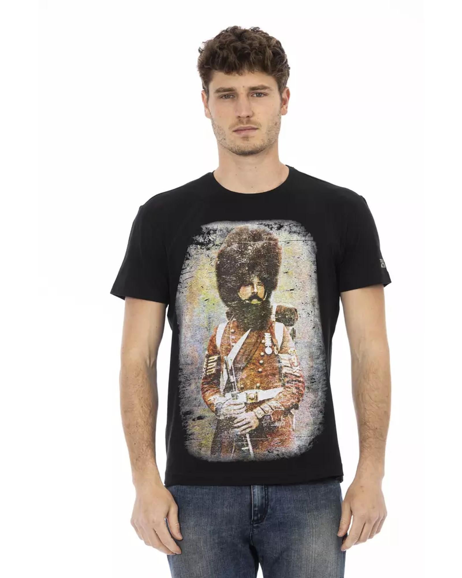 Short Sleeve T-shirt with Front Print 3XL Men Main image