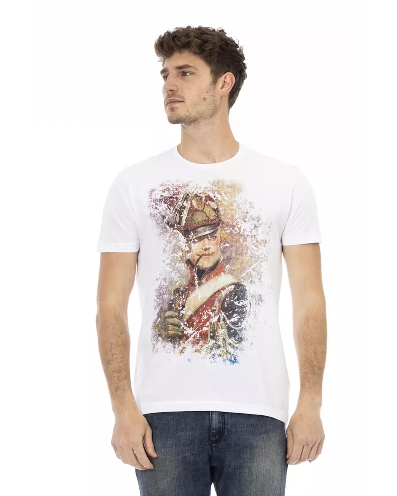 Short Sleeve T-shirt with Front Print L Men Main image