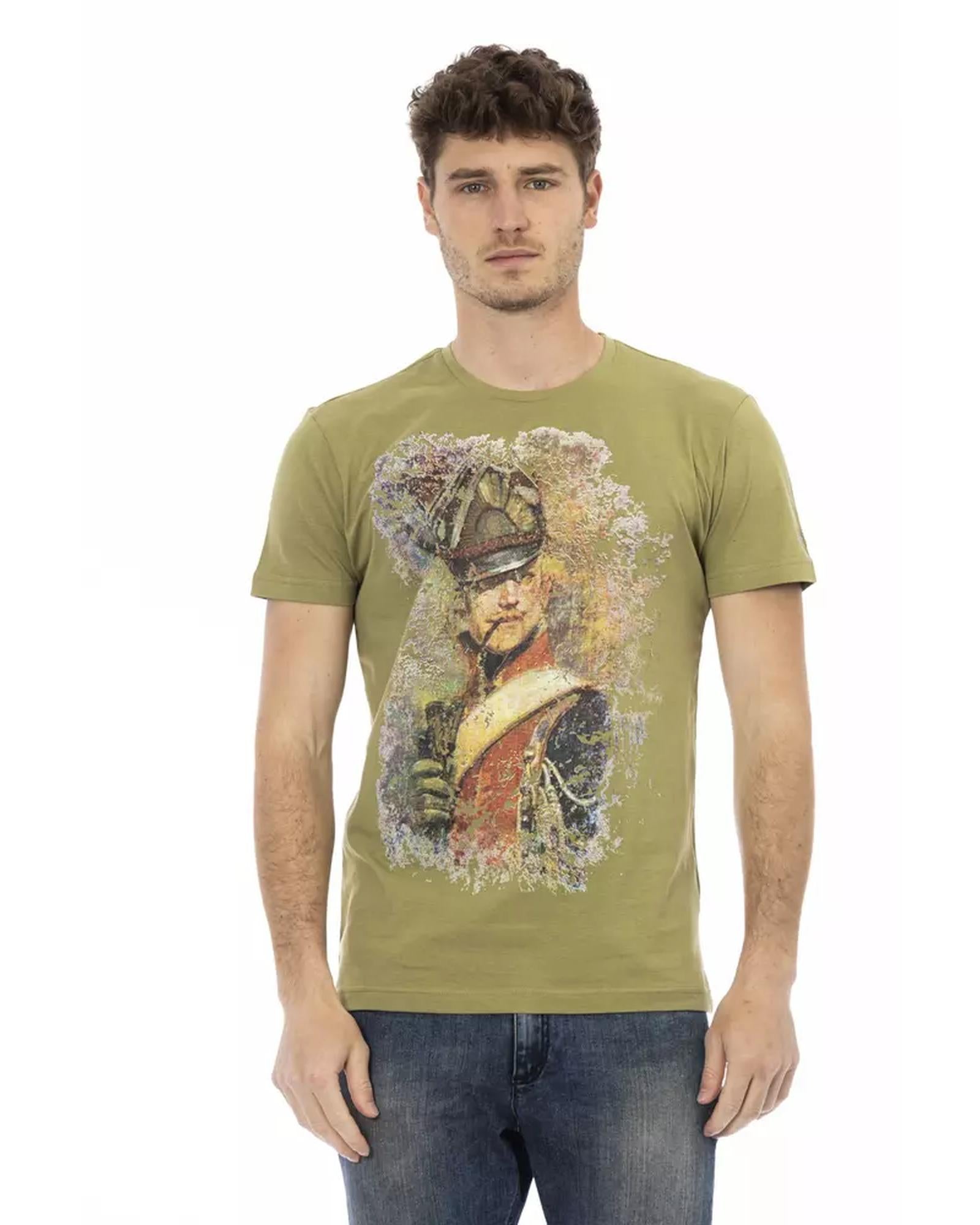 Short Sleeve T-shirt with Front Print L Men Main image