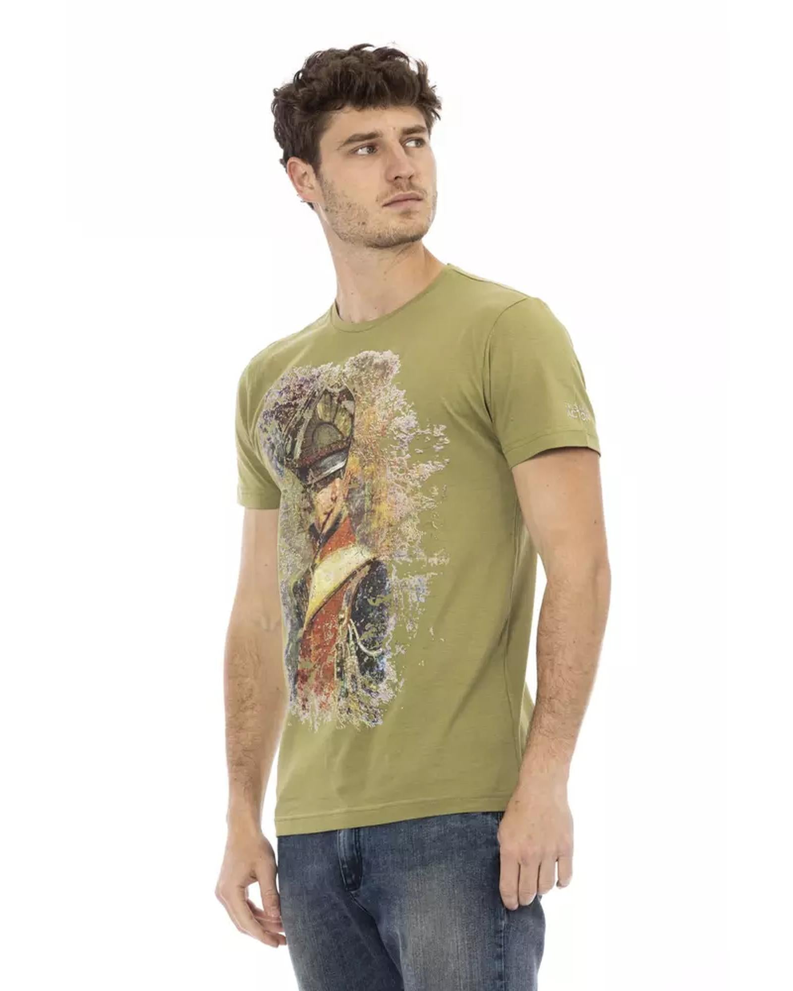 Short Sleeve T-shirt with Front Print L Men Secondary image