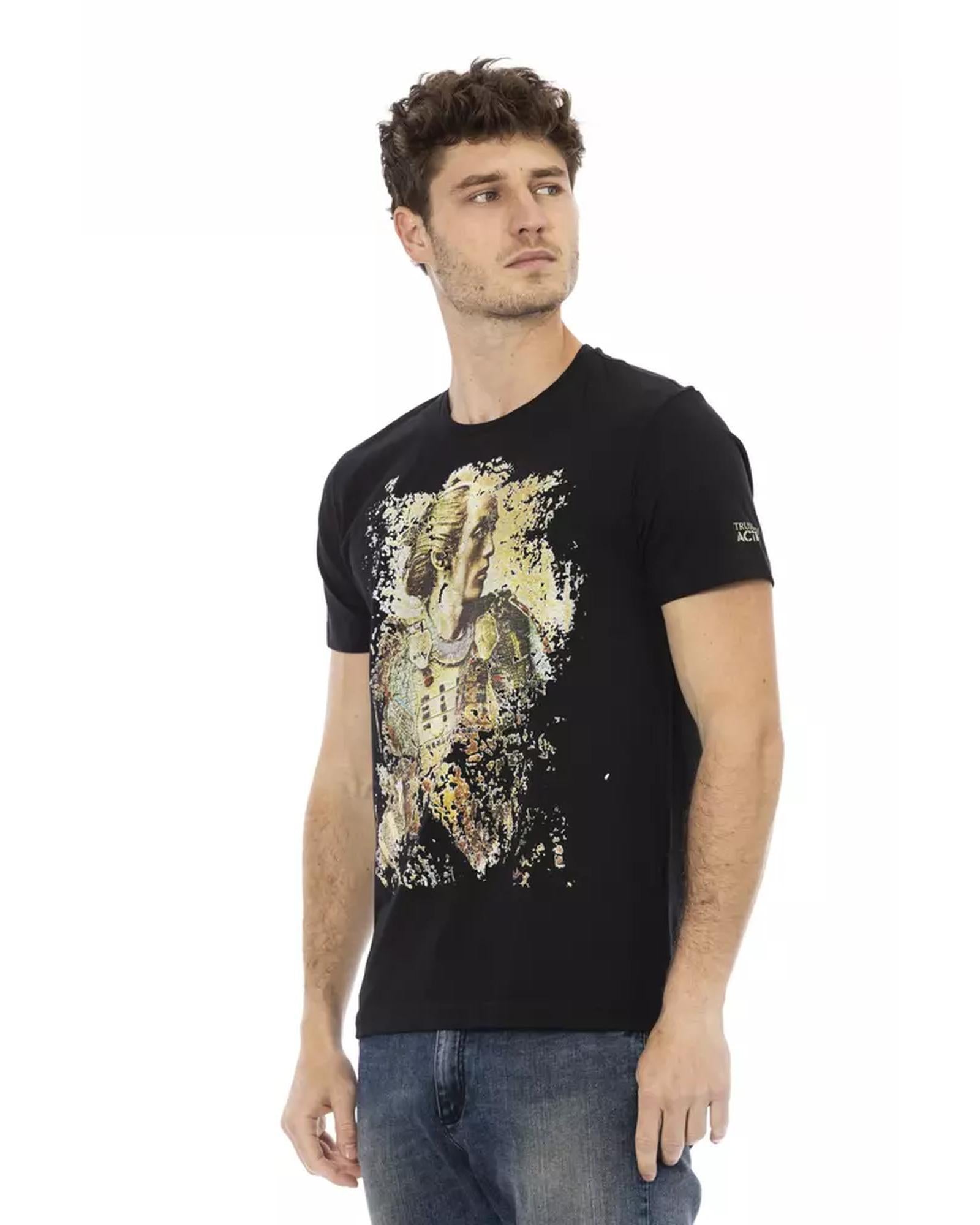 Graphic Print Short Sleeve T-shirt L Men Secondary image