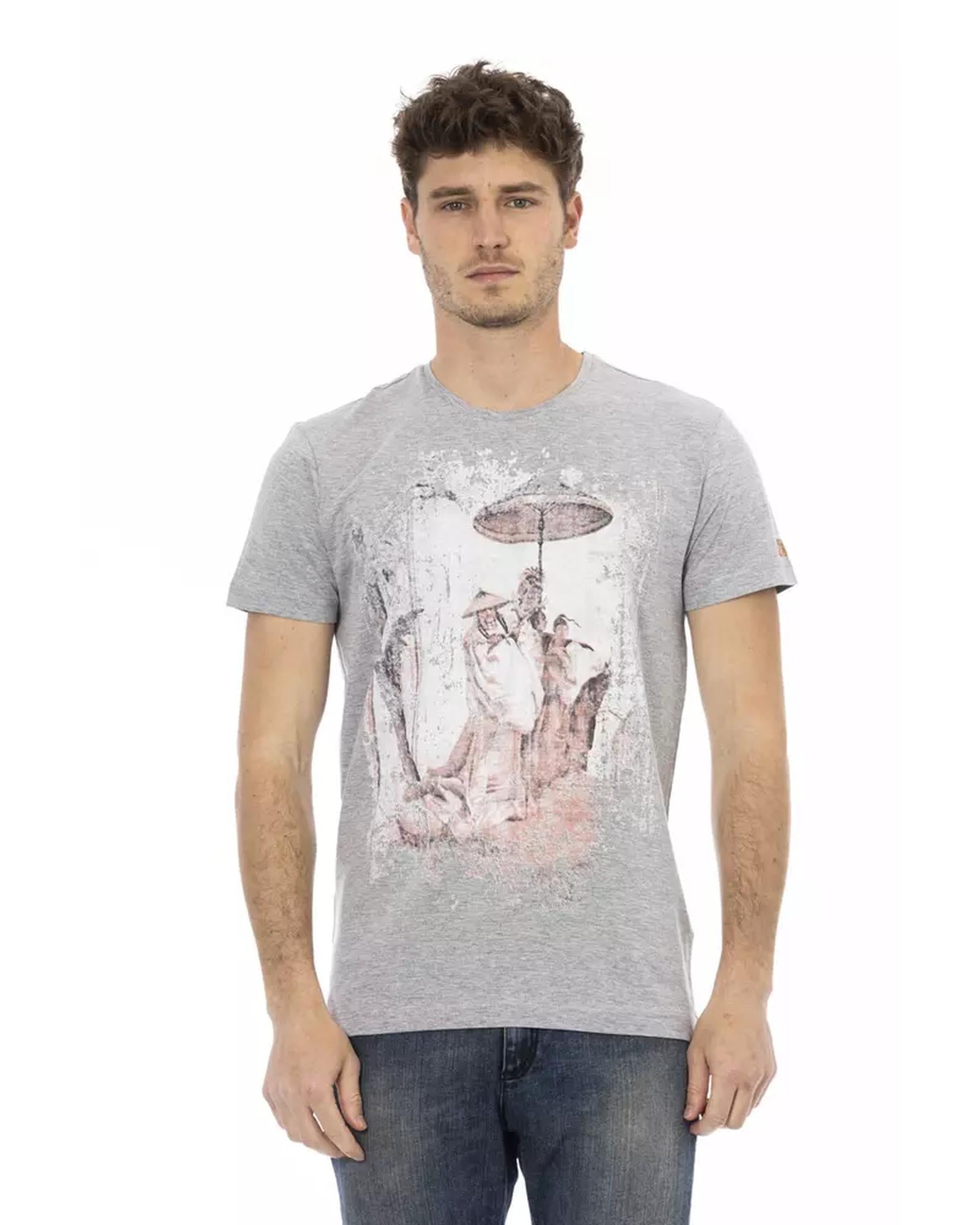 Short Sleeve T-shirt with Front Print M Men Main image