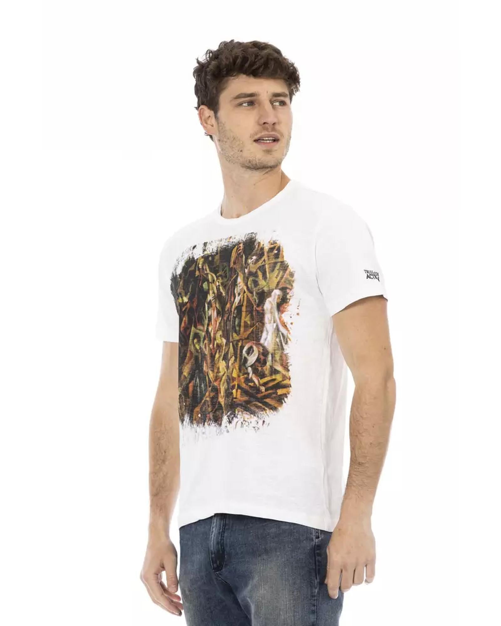 Short Sleeve T-shirt with Front Print M Men Secondary image