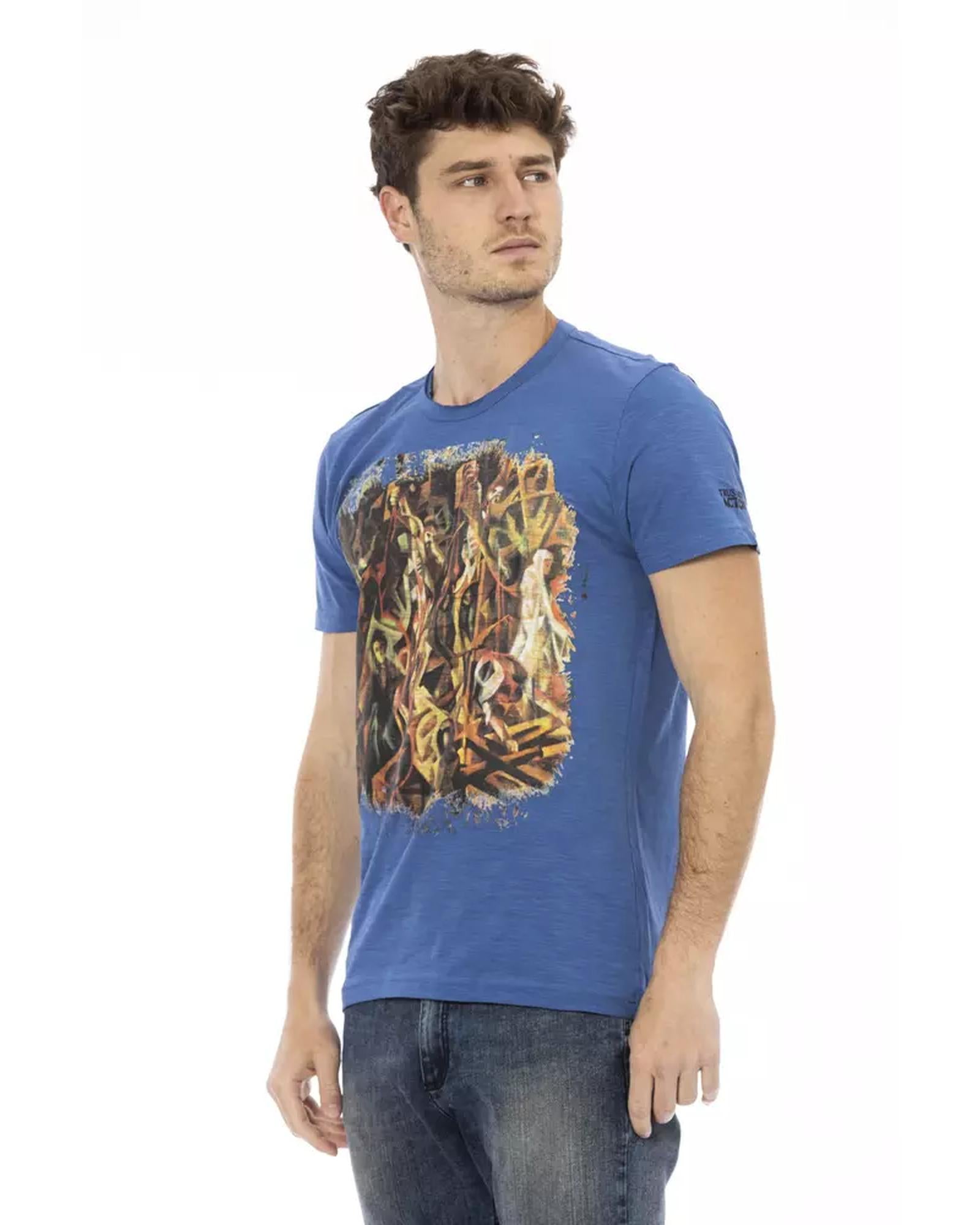 Short Sleeve T-shirt with Round Neck M Men Secondary image
