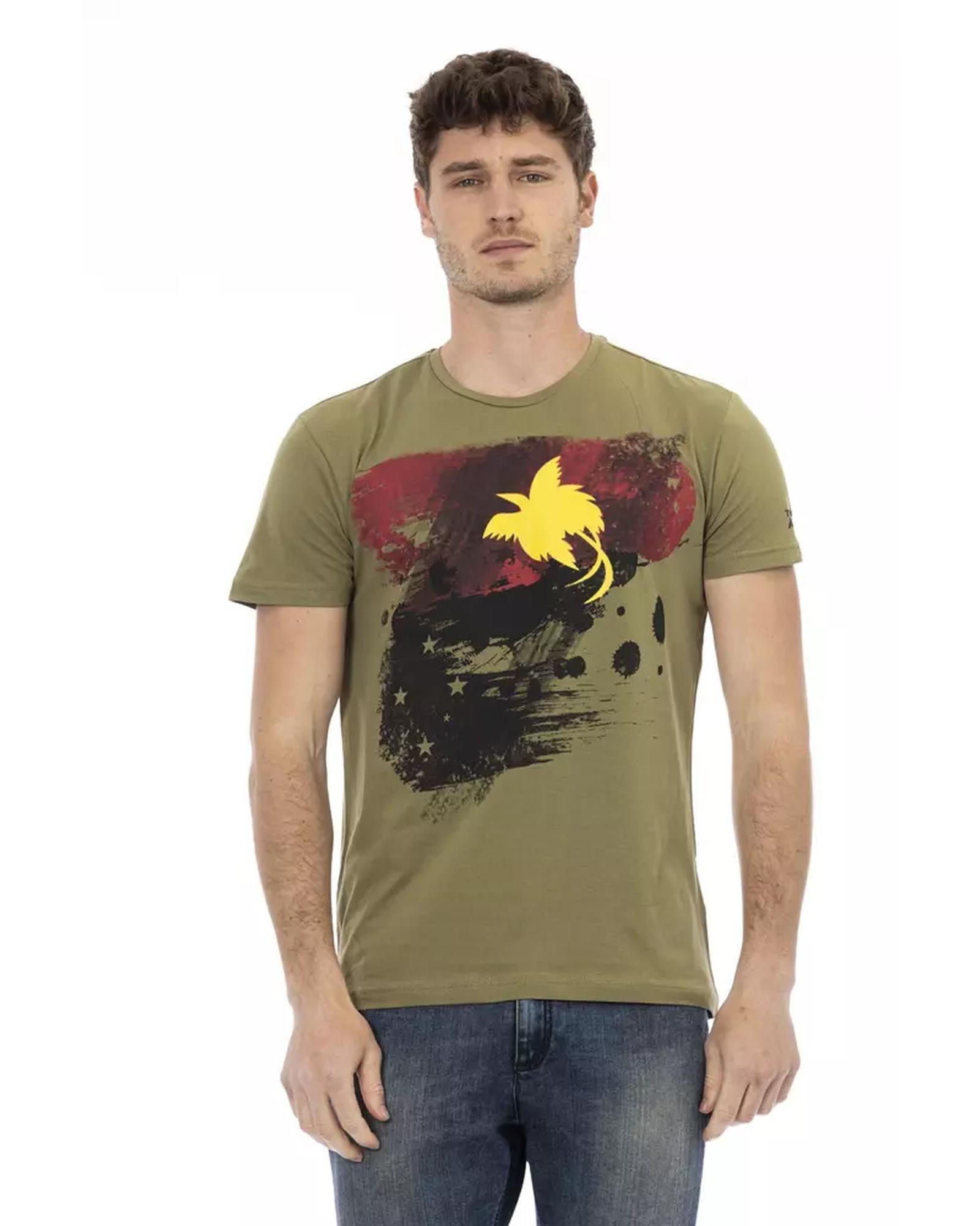 Short Sleeve T-shirt with Front Print S Men Main image
