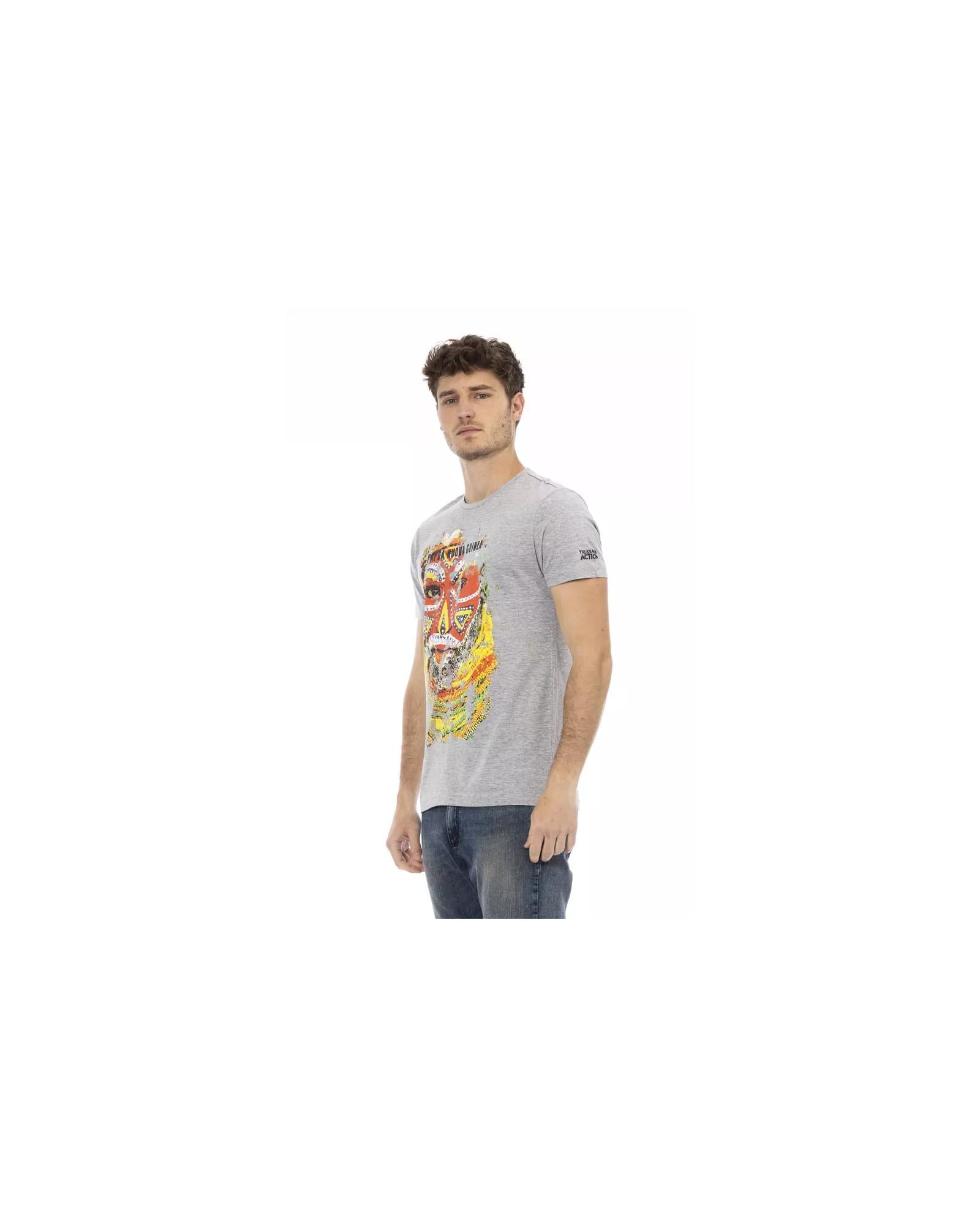 Short Sleeve T-shirt with Front Print L Men Secondary image