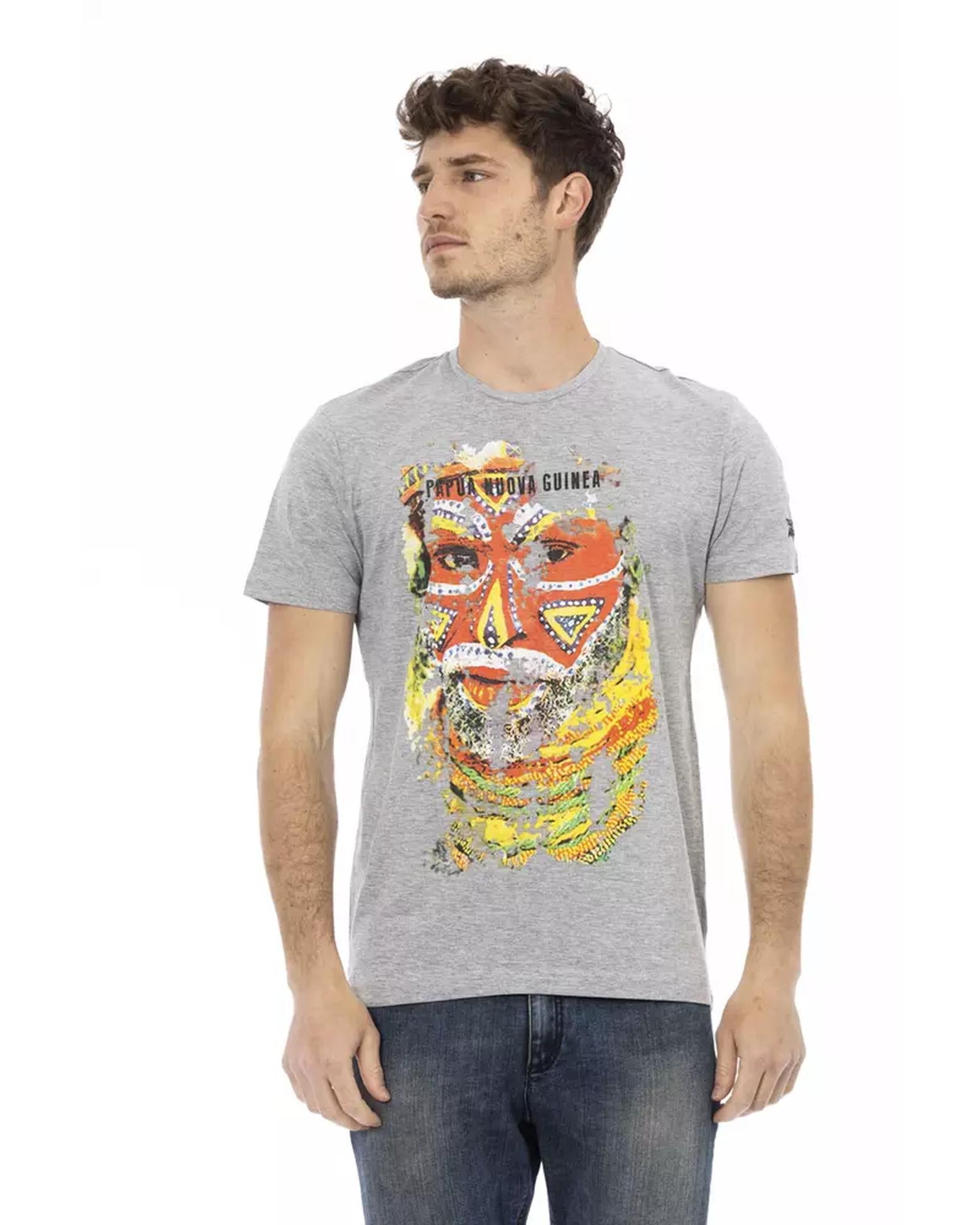 Short Sleeve T-shirt with Front Print S Men Main image