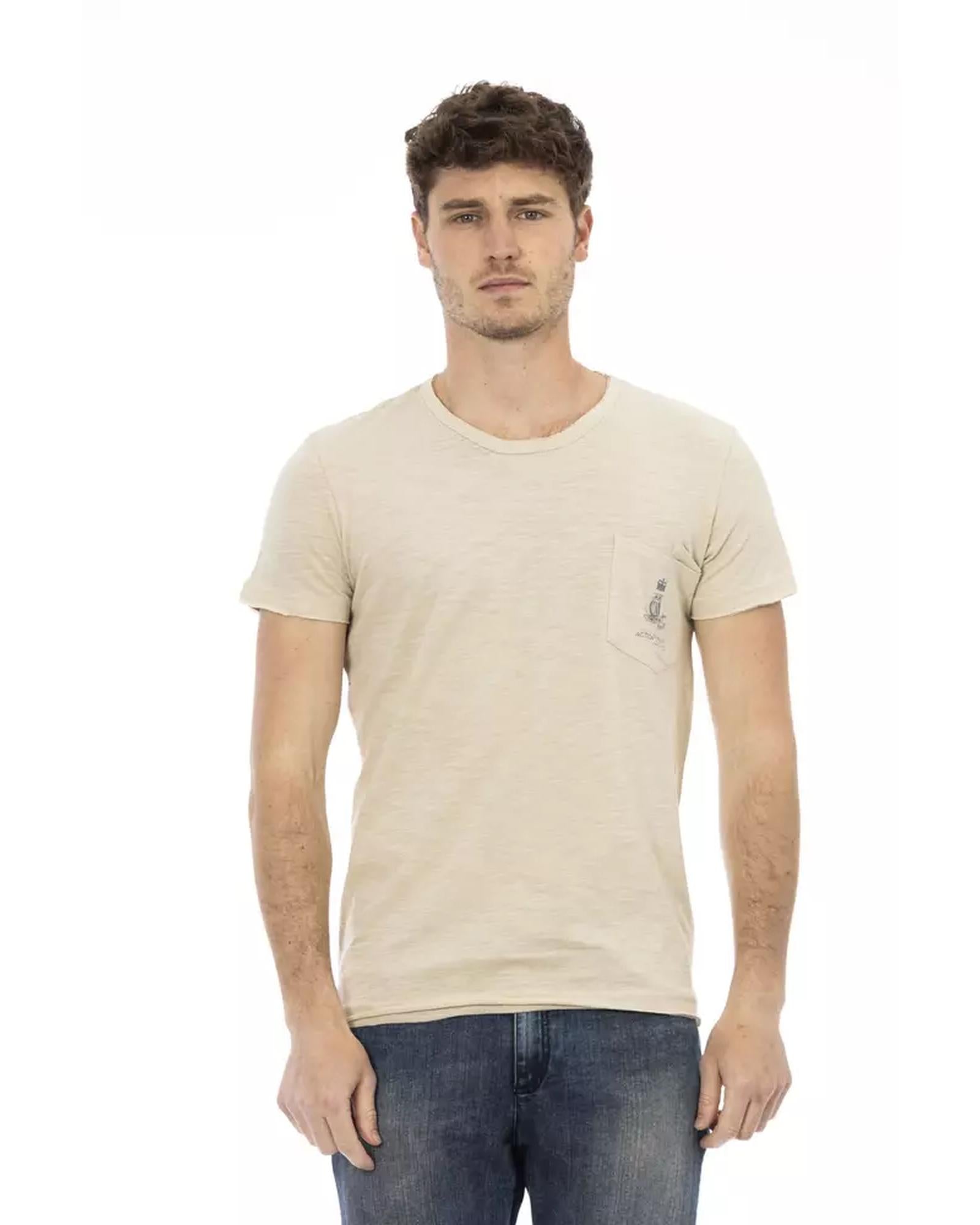 Short Sleeve T-shirt with Chest Pocket Print XL Men Main image