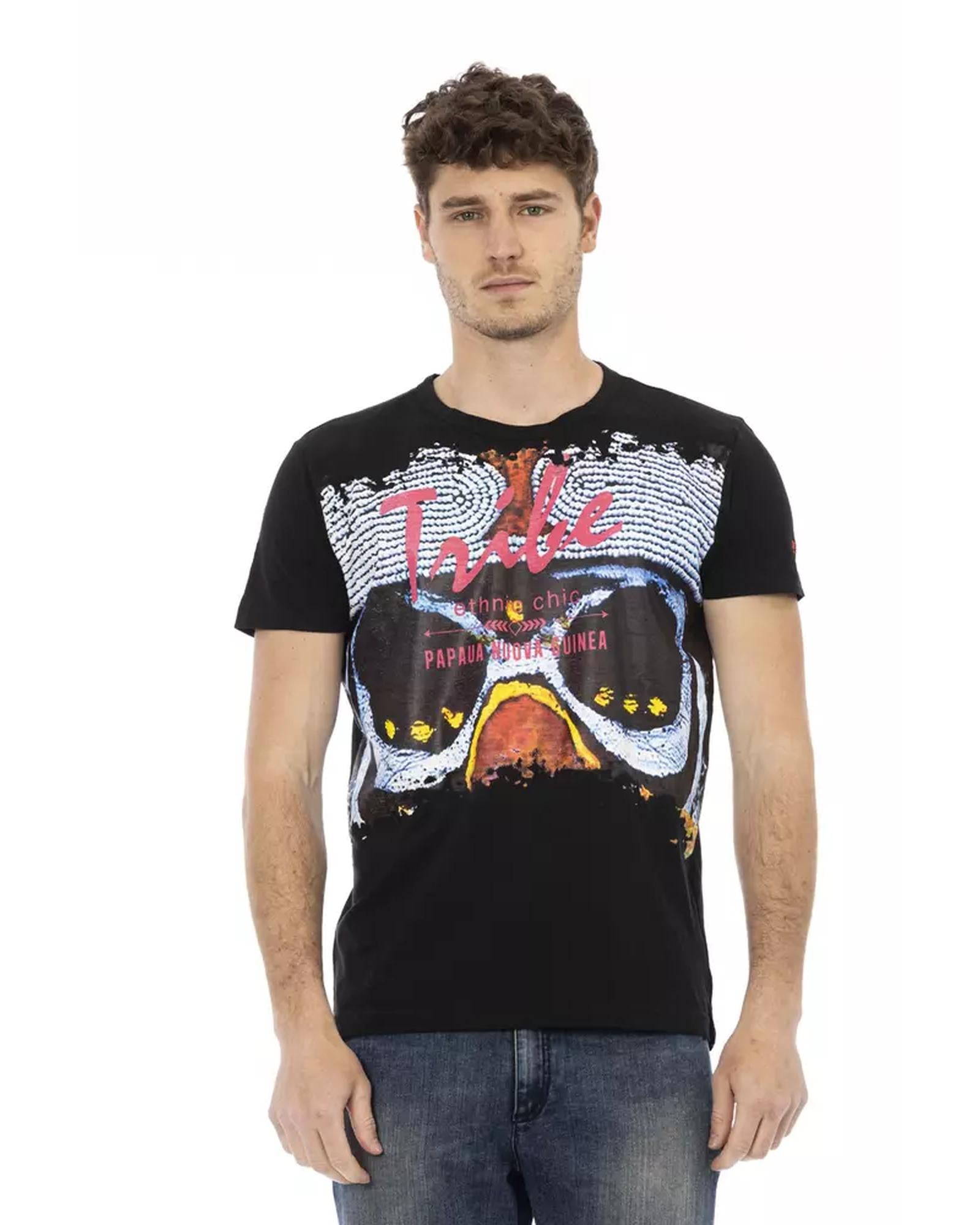 Short Sleeve T-shirt With Front Print XL Men Main image