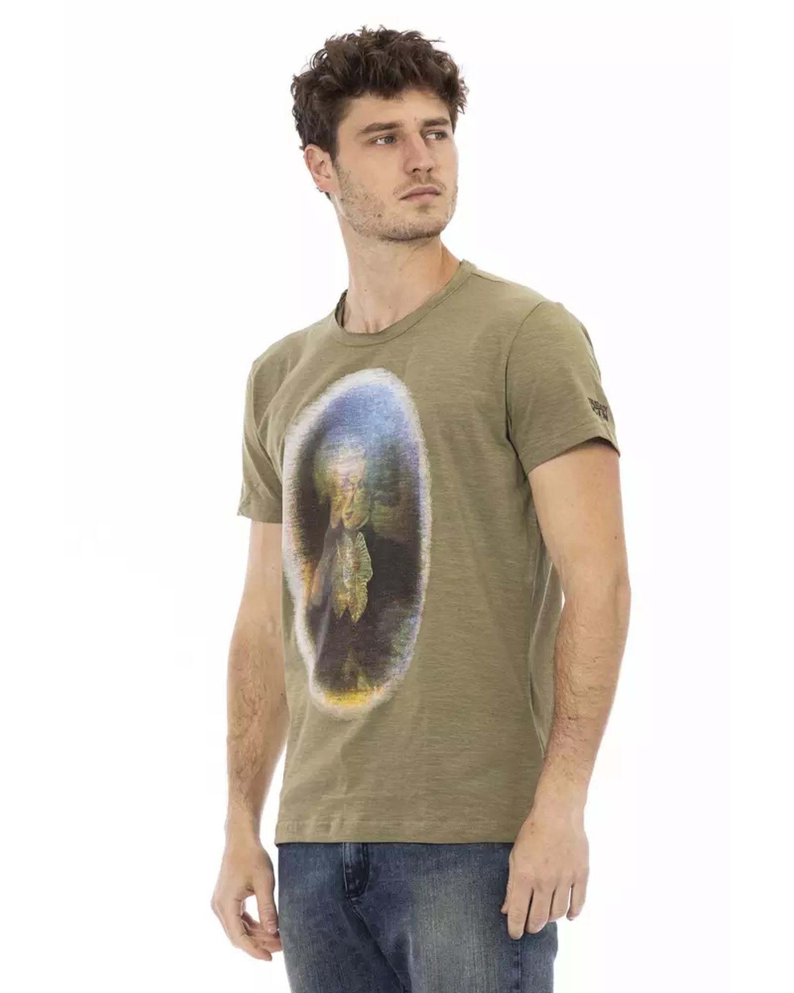 Short Sleeve T-shirt with Front Print L Men Secondary image