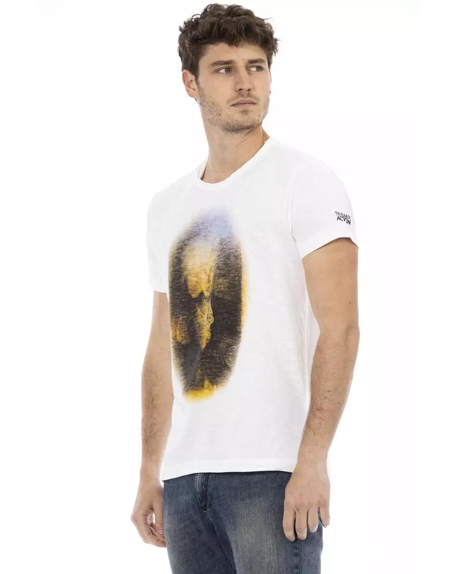 Short Sleeve T-shirt with Front Print L Men Secondary image