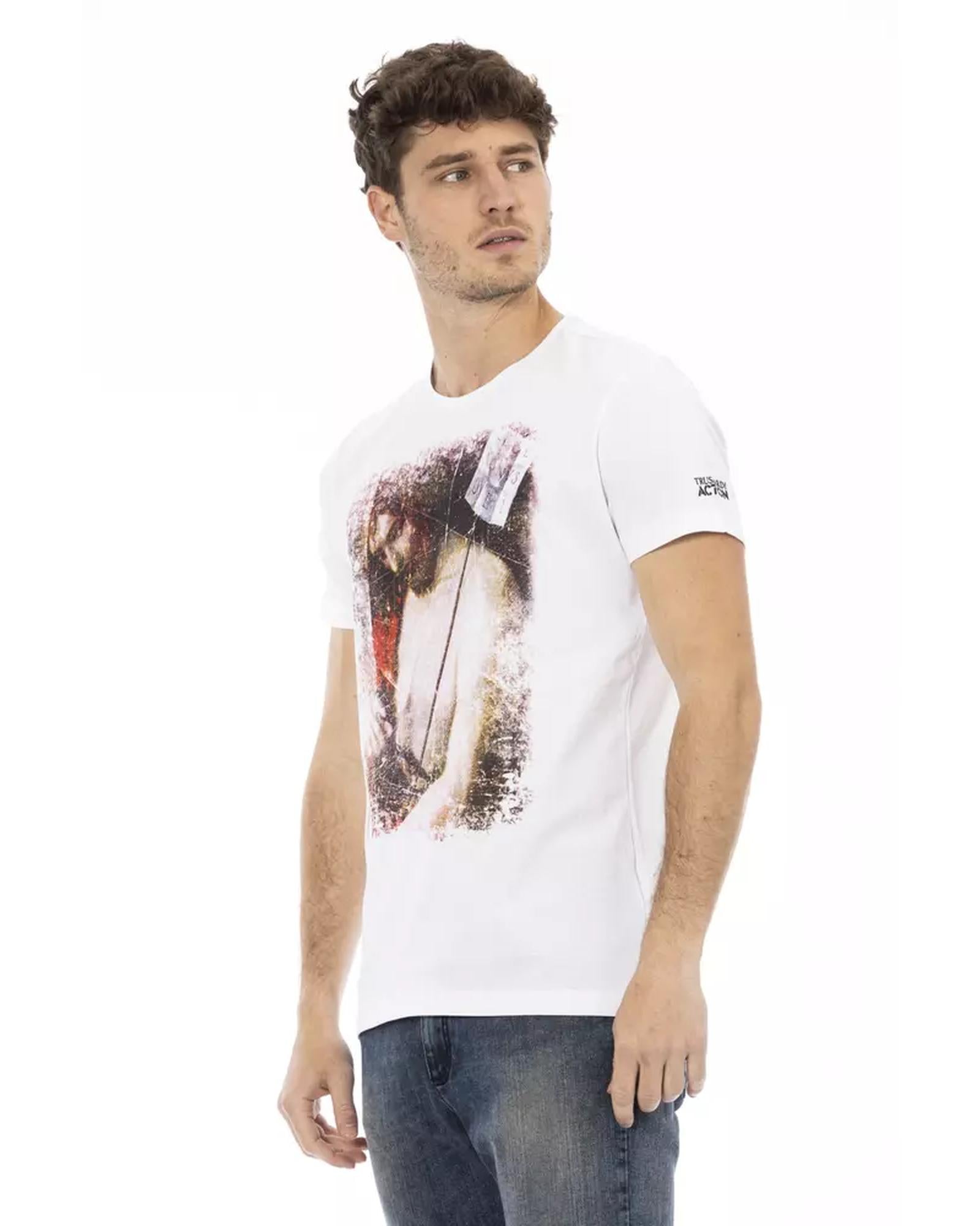 Front Print Short Sleeve T-shirt XL Men Secondary image