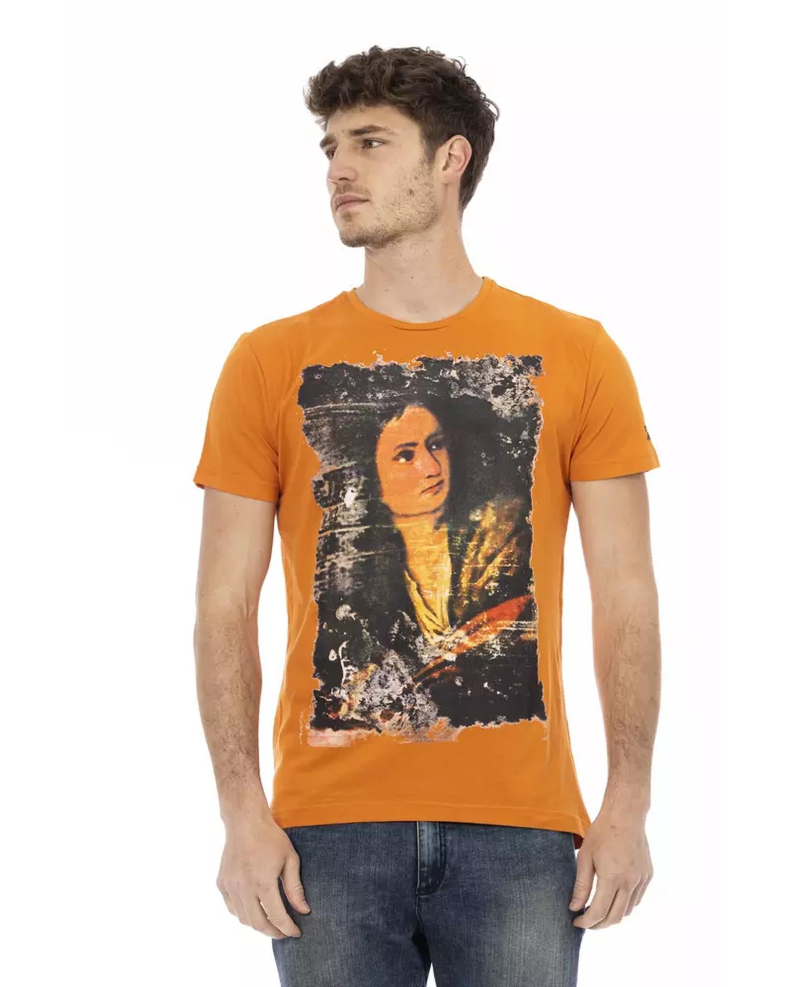 Short Sleeve T-shirt with Front Print M Men Main image